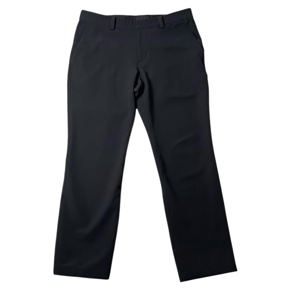 Nike Pants Mens 34x30 Black Shield Golf Rain Softshell Lined Thermal Warm